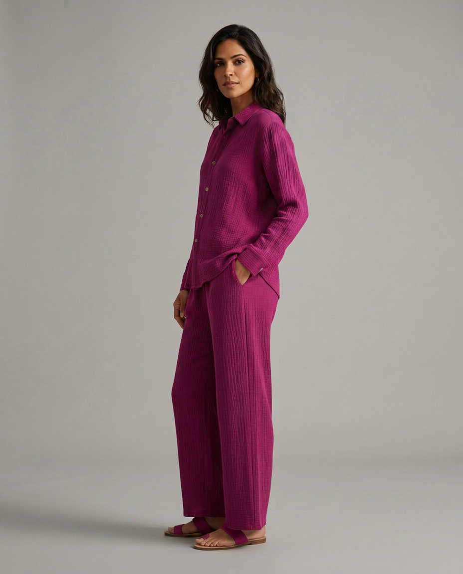 Susie | Two-Piece Set with Wide Trousers
