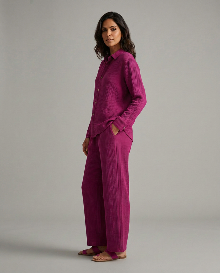 Susie | Two-Piece Set with Wide Trousers