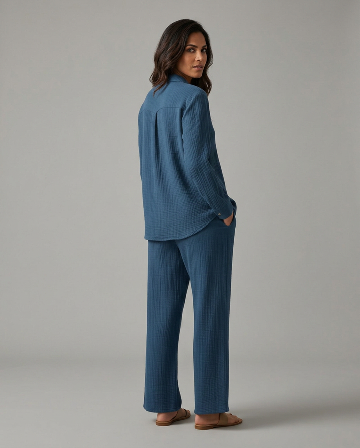 Susie | Two-Piece Set with Wide Trousers