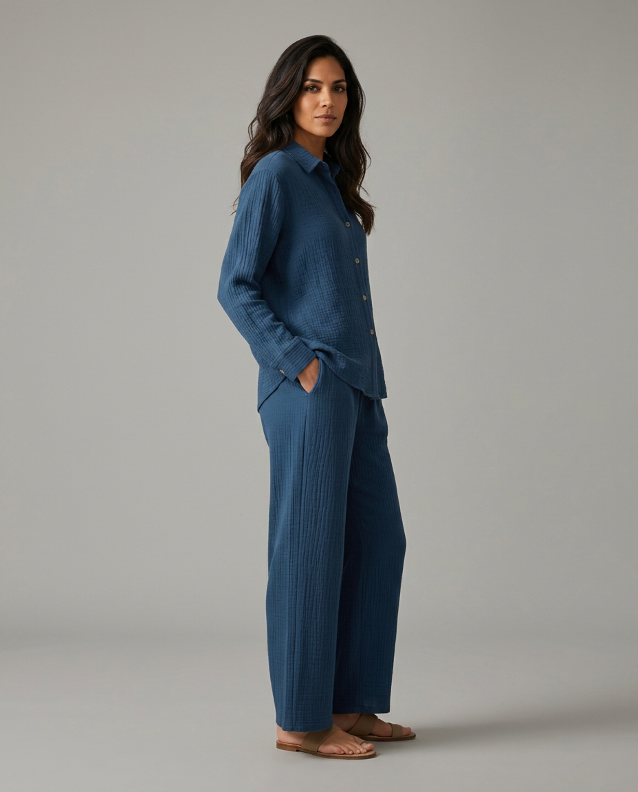 Susie | Two-Piece Set with Wide Trousers