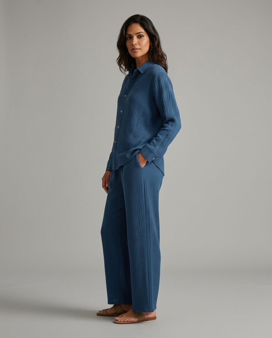 Susie | Two-Piece Set with Wide Trousers
