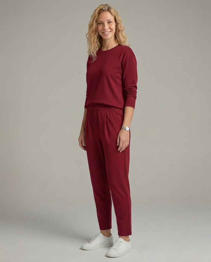 Vera | Two-Piece Set with Tapered Trousers