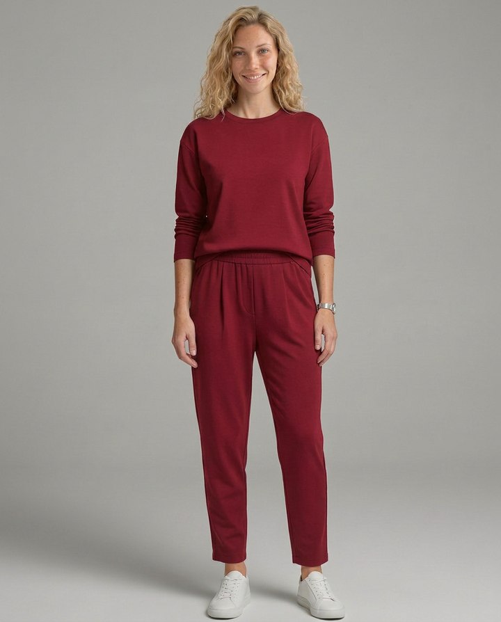 Vera | Two-Piece Set with Tapered Trousers