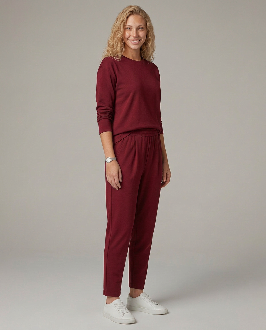 Vera | Two-Piece Set with Tapered Trousers