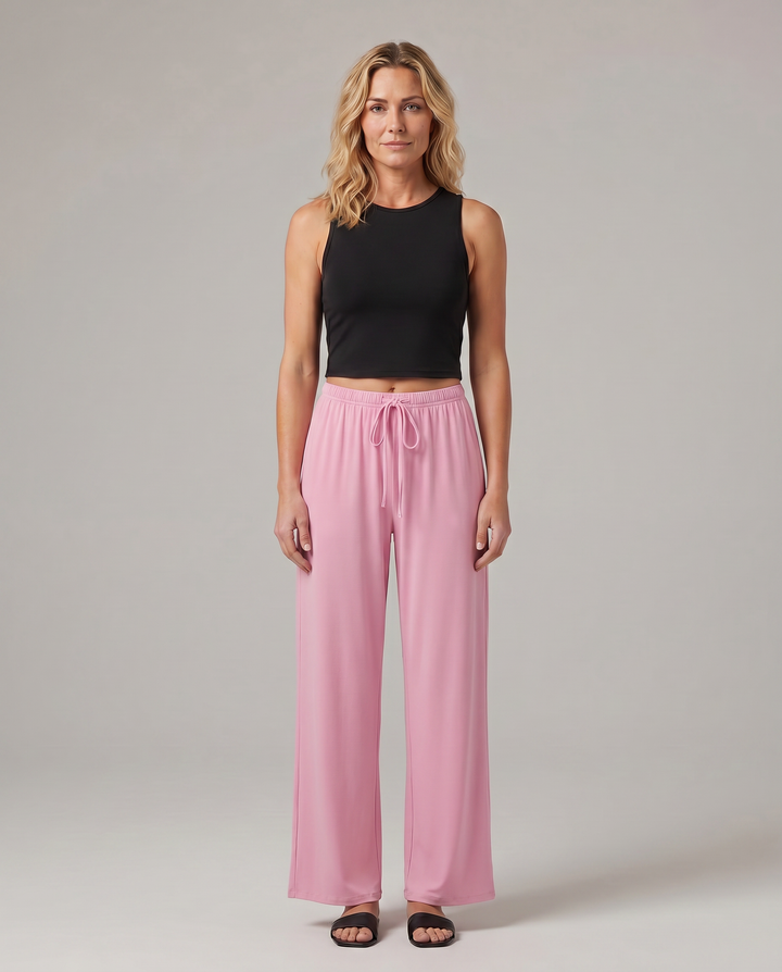 Luna | Two-Piece Set with Wide-Leg Trousers