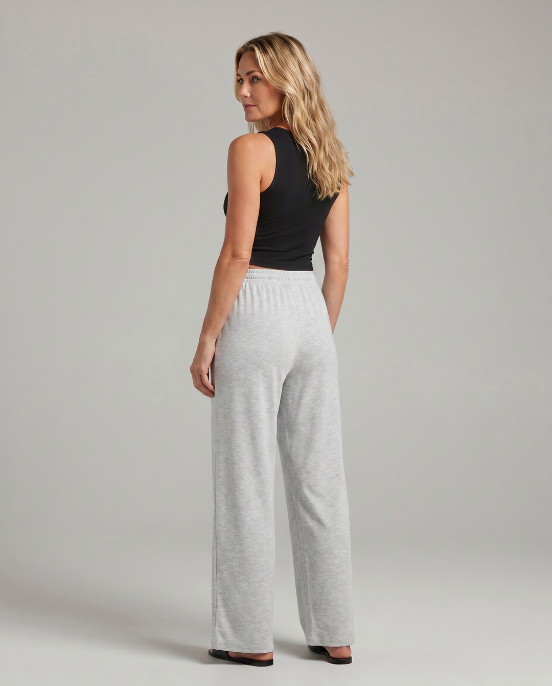 Luna | Two-Piece Set with Wide-Leg Trousers