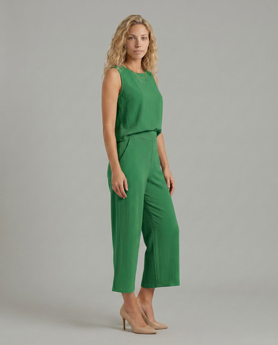 Katina | Two-Piece Set with Cropped Trousers