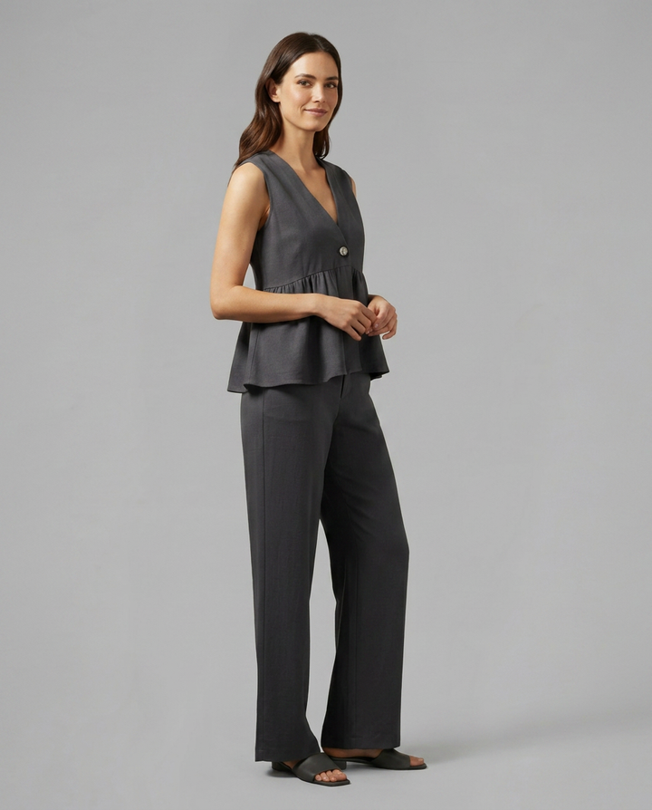 Elaine | Two-Piece Set with Wide Trousers