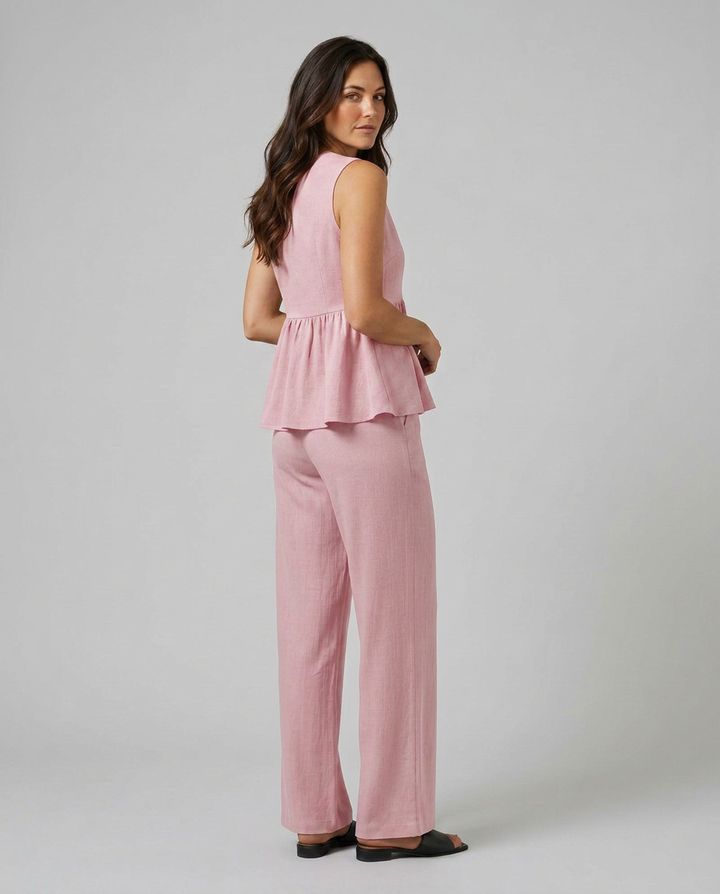 Elaine | Two-Piece Set with Wide Trousers