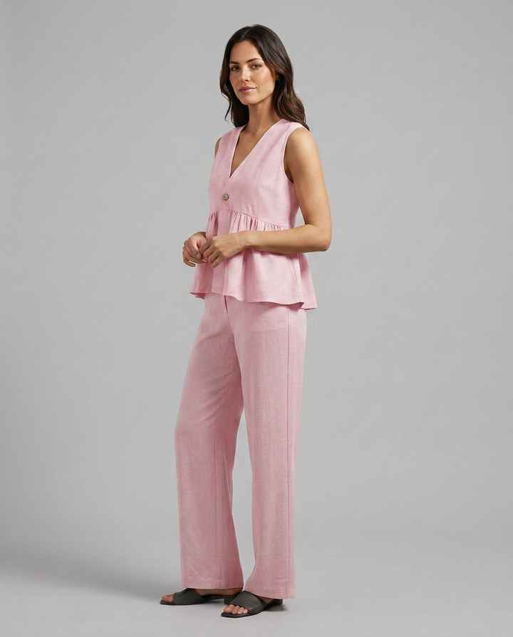 Elaine | Two-Piece Set with Wide Trousers