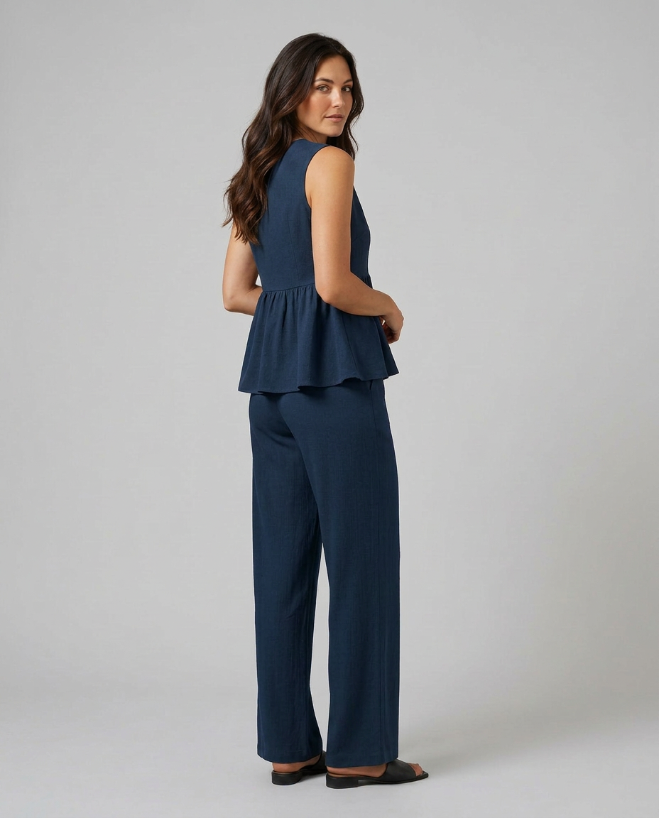Elaine | Two-Piece Set with Wide Trousers