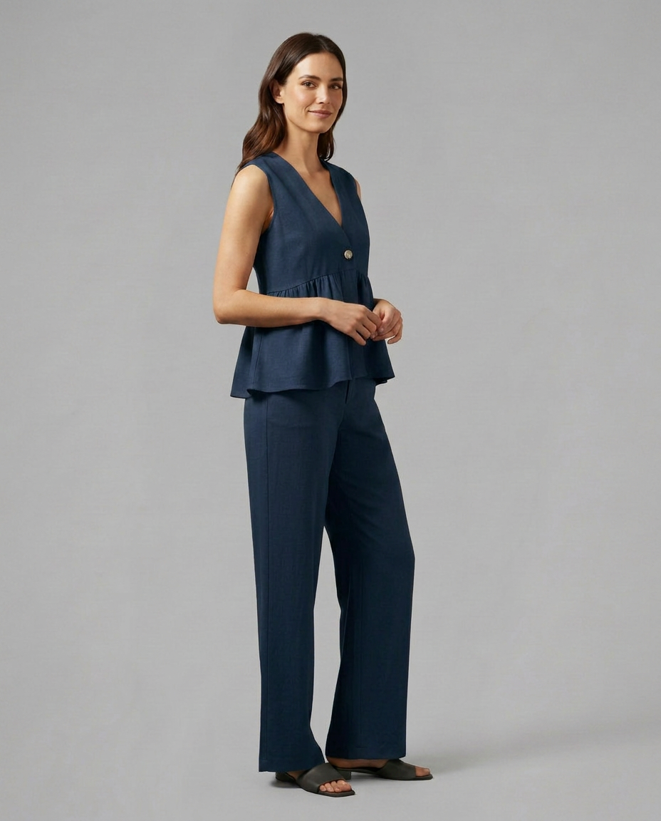 Elaine | Two-Piece Set with Wide Trousers