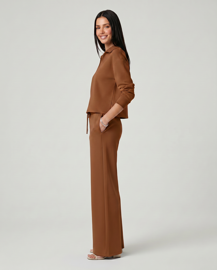 Ariana | Two-Piece Set with Wide-Leg Trousers