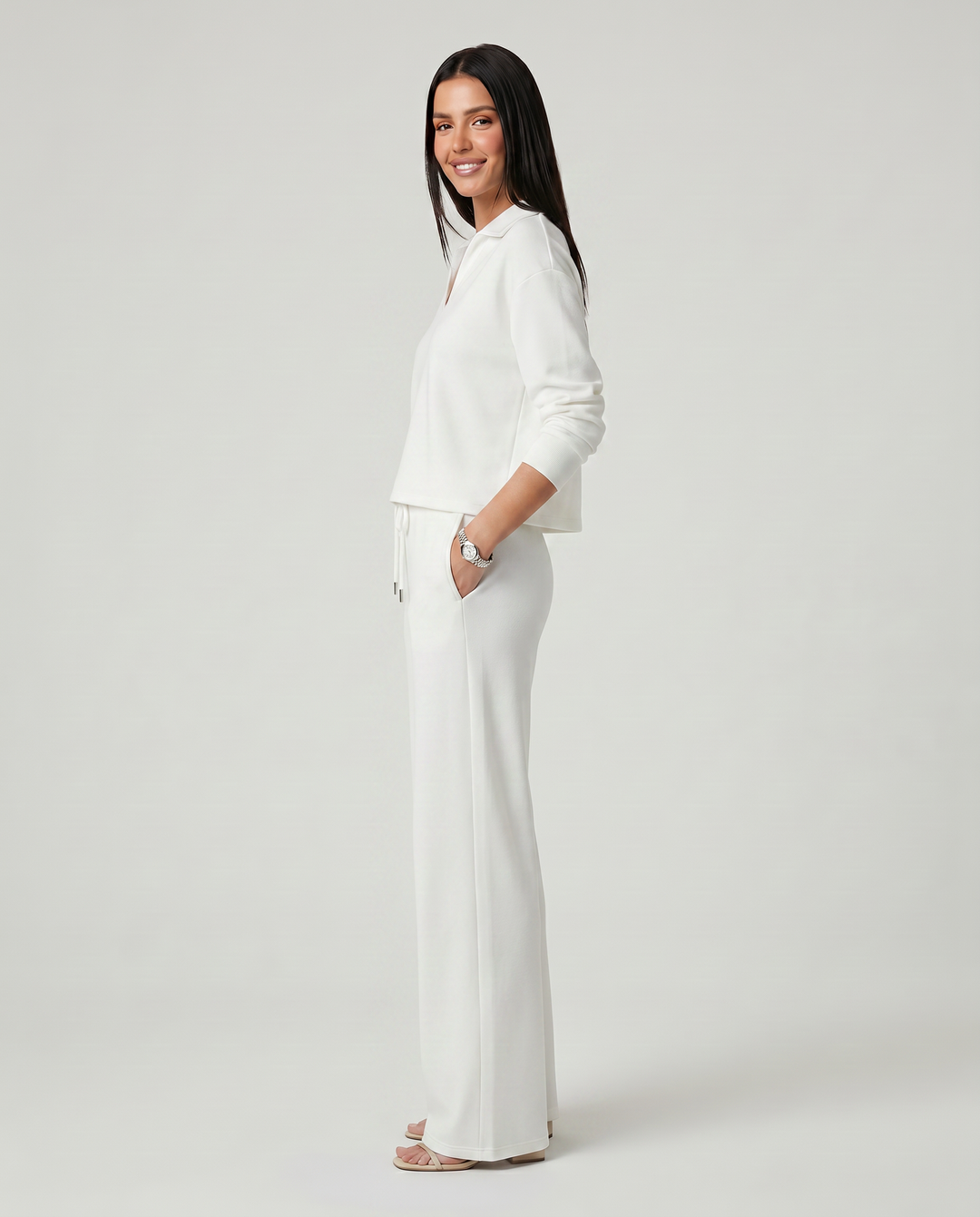 Ariana | Two-Piece Set with Wide-Leg Trousers