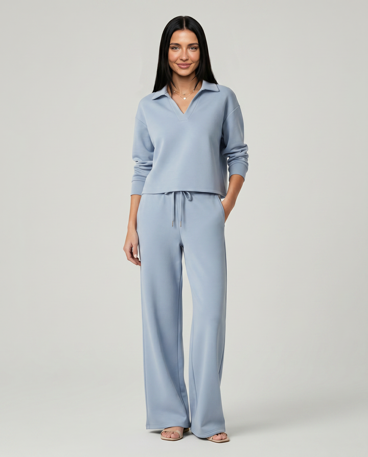 Ariana | Two-Piece Set with Wide-Leg Trousers