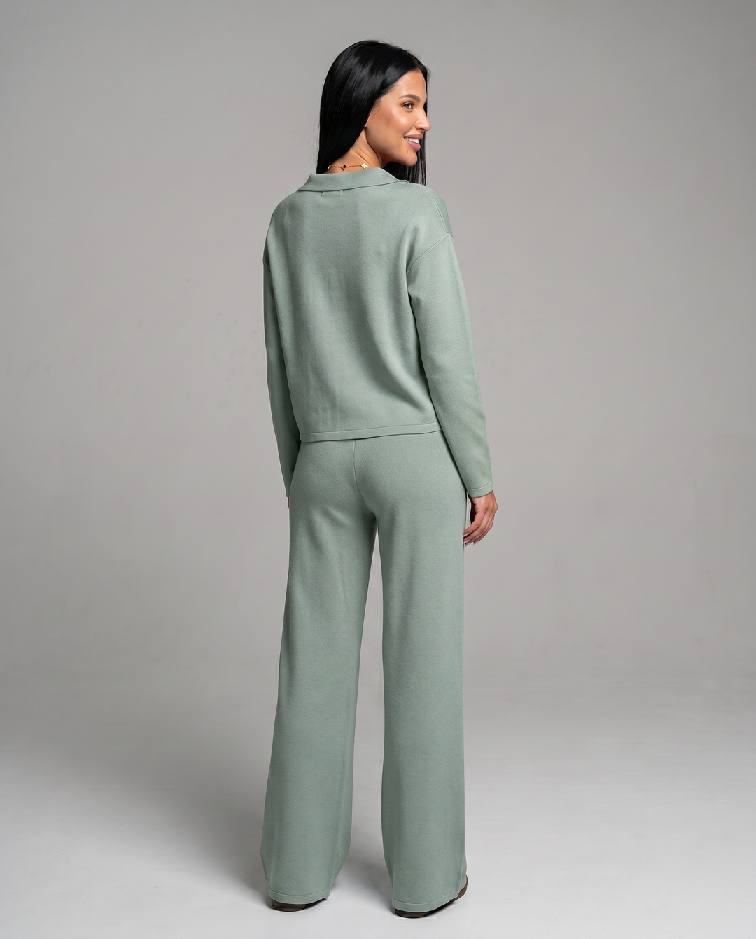 Ariana | Two-Piece Set with Wide-Leg Trousers