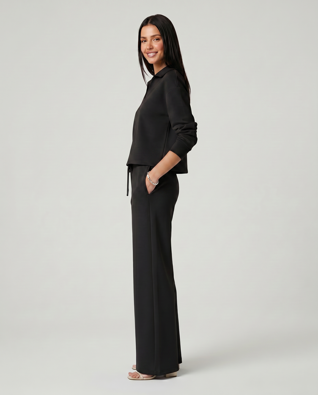 Ariana | Two-Piece Set with Wide-Leg Trousers