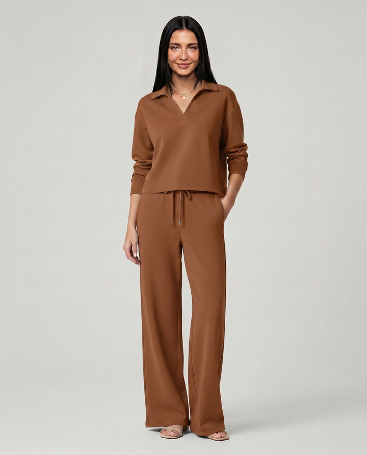 Ariana | Two-Piece Set with Wide-Leg Trousers