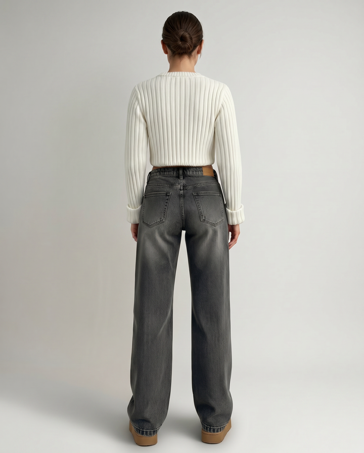 Elise | Straight-Leg Jeans with Low Waist