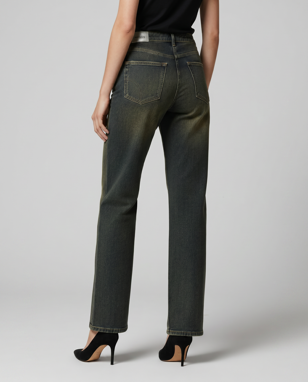 Mae | Straight-Leg Jeans with High Waist