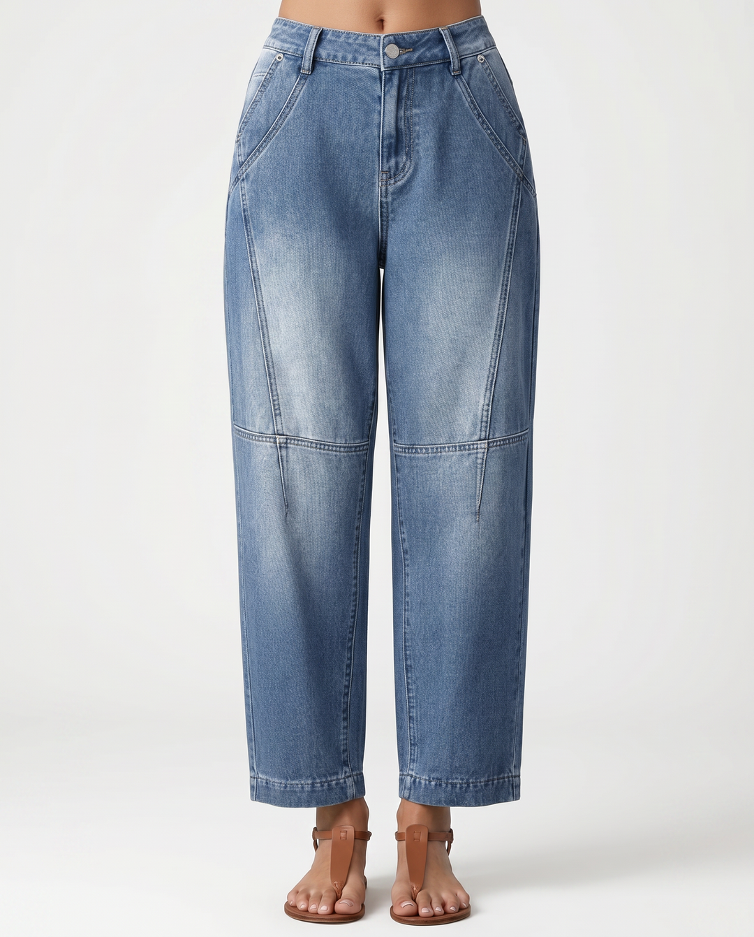 Corinne | Straight-Leg Jeans with Mid Waist