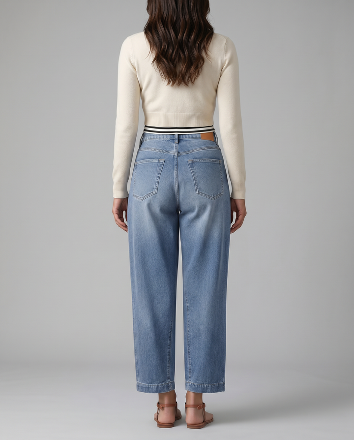 Corinne | Straight-Leg Jeans with Mid Waist