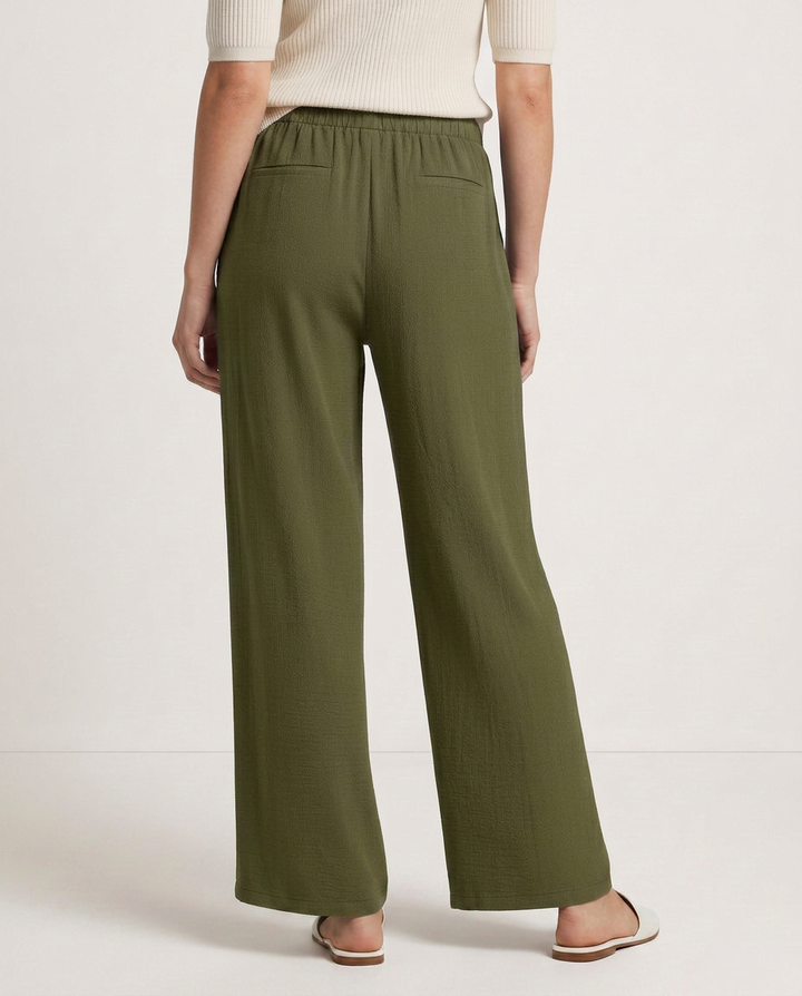 Candice | Wide-Leg Trousers with Drawstring Waist