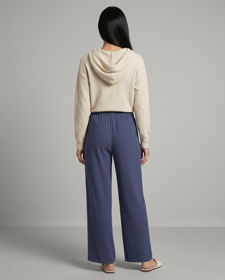 Candice | Wide-Leg Trousers with Drawstring Waist