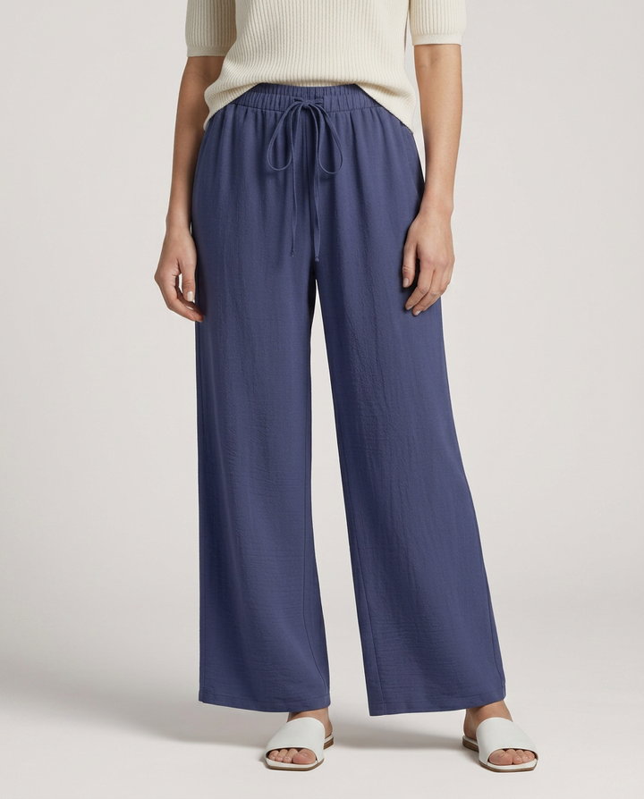 Candice | Wide-Leg Trousers with Drawstring Waist