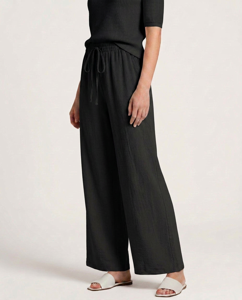 Candice | Wide-Leg Trousers with Drawstring Waist