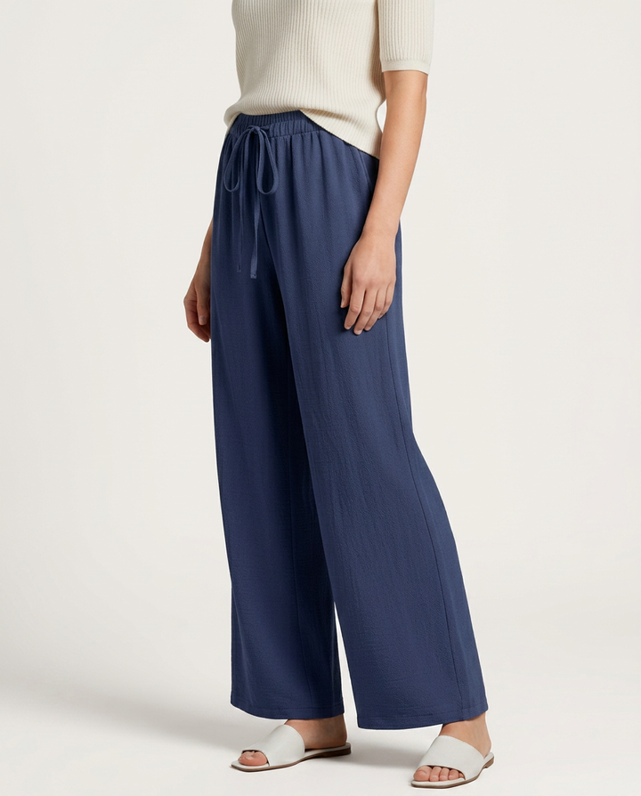 Candice | Wide-Leg Trousers with Drawstring Waist