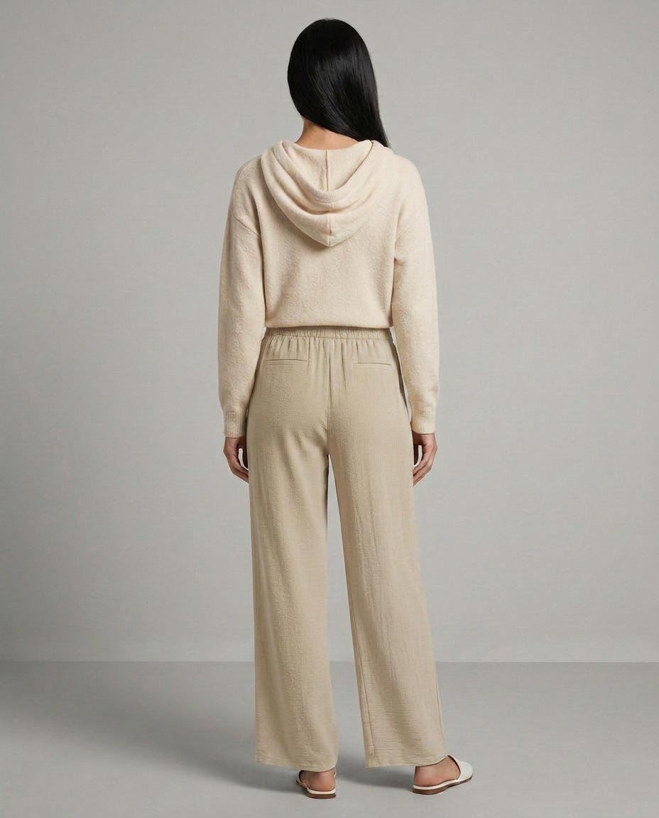 Candice | Wide-Leg Trousers with Drawstring Waist