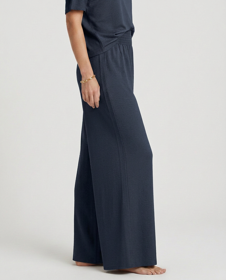 Kristin | Wide-Leg Trousers with Elastic Waist