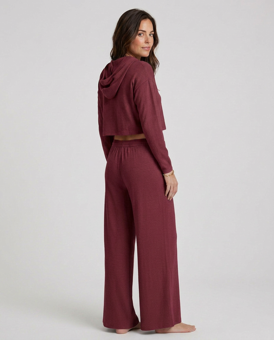 Kristin | Wide-Leg Trousers with Elastic Waist