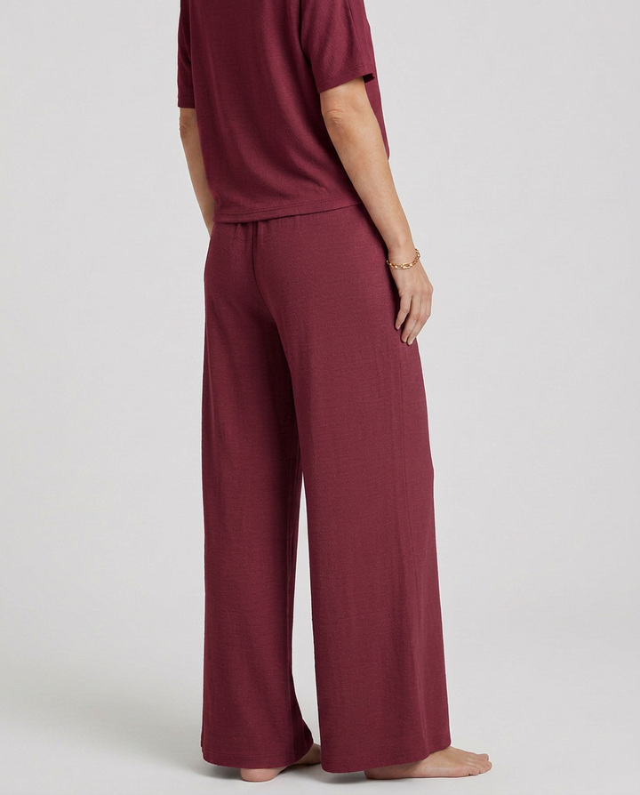 Kristin | Wide-Leg Trousers with Elastic Waist