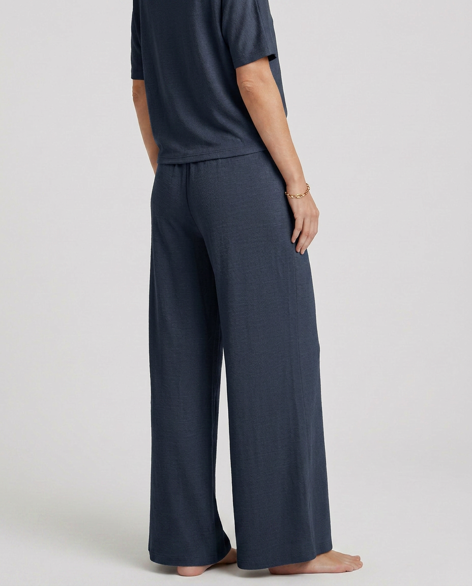 Kristin | Wide-Leg Trousers with Elastic Waist