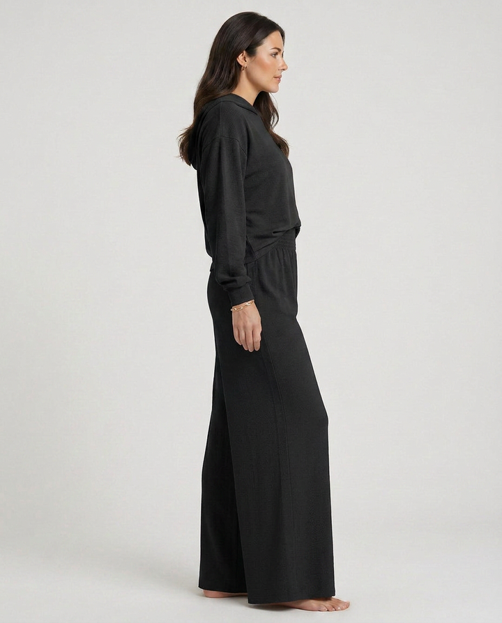 Kristin | Wide-Leg Trousers with Elastic Waist