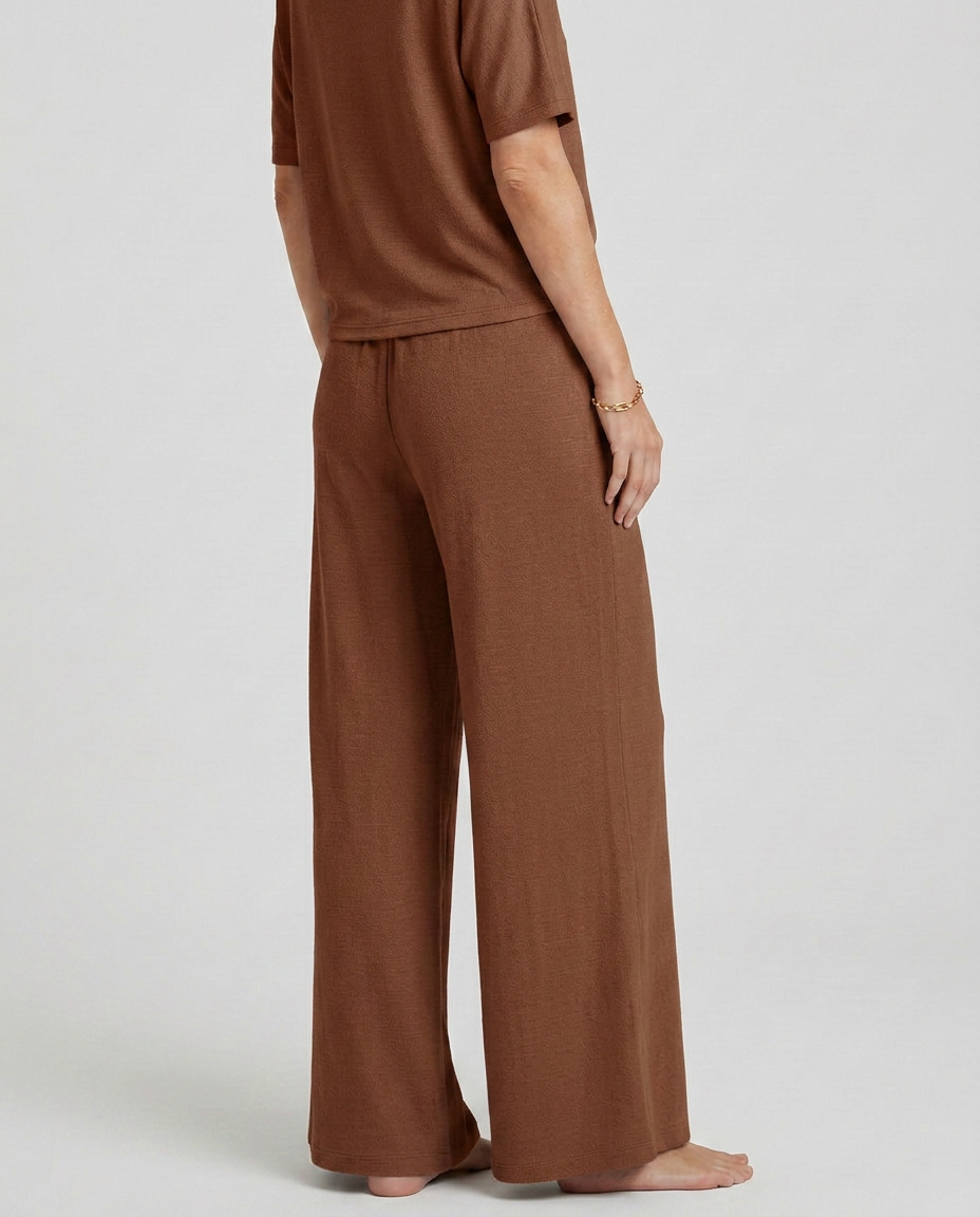 Kristin | Wide-Leg Trousers with Elastic Waist