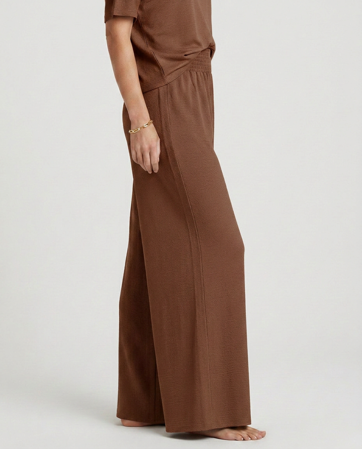Kristin | Wide-Leg Trousers with Elastic Waist