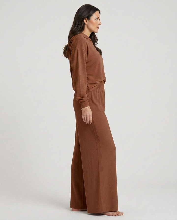 Kristin | Wide-Leg Trousers with Elastic Waist
