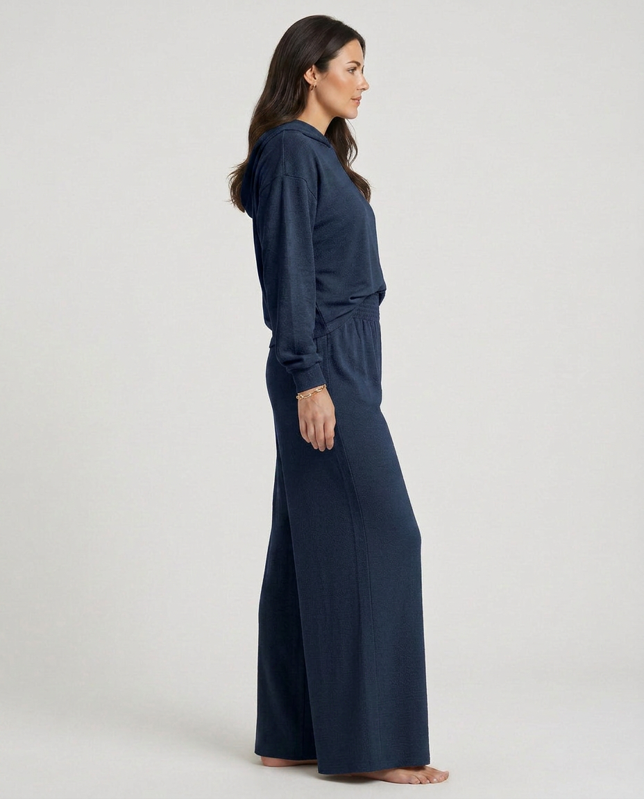 Kristin | Wide-Leg Trousers with Elastic Waist