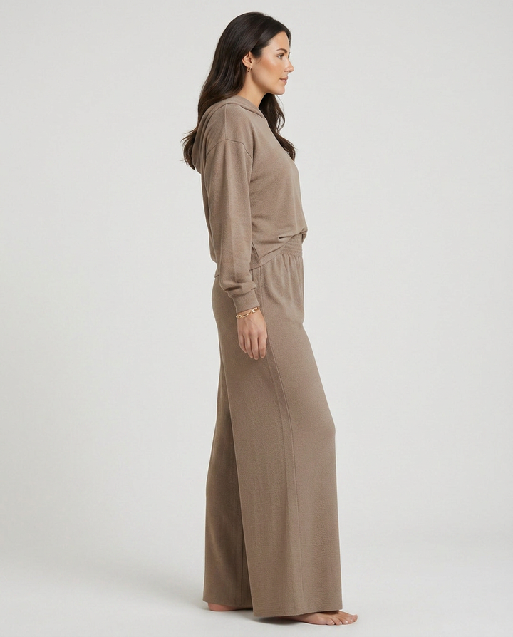 Kristin | Wide-Leg Trousers with Elastic Waist