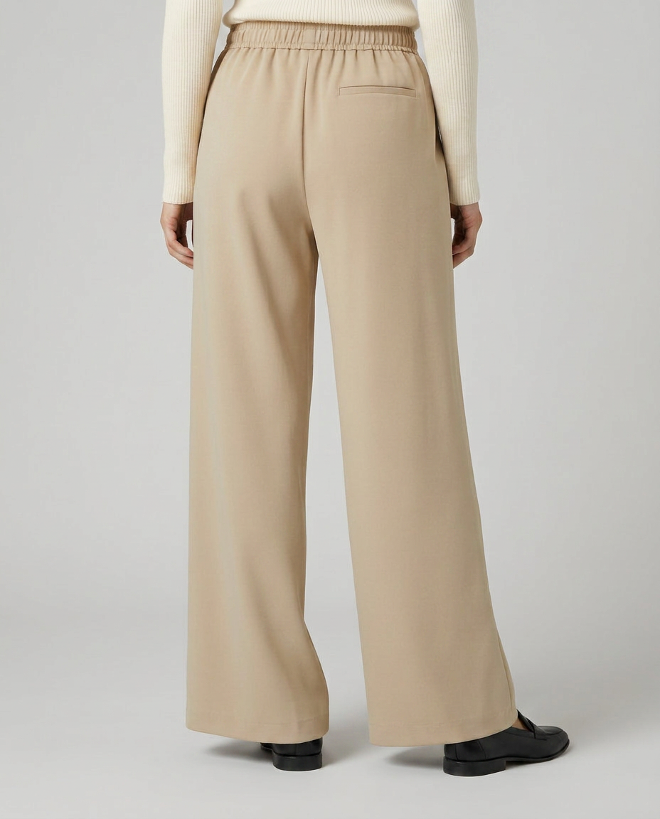 Haley | High Waist Wide Leg Trousers