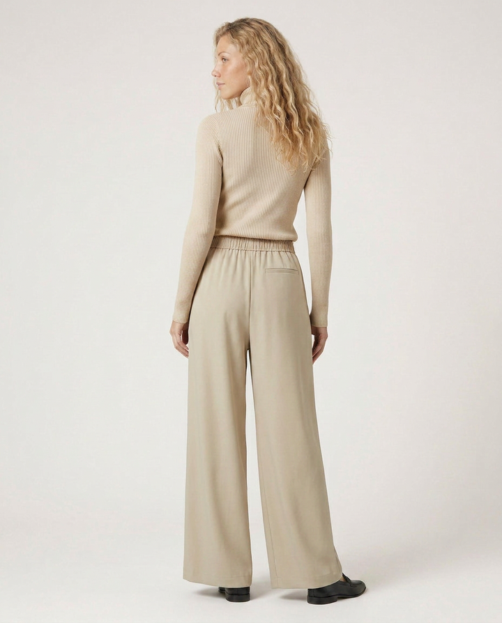 Haley | High Waist Wide Leg Trousers