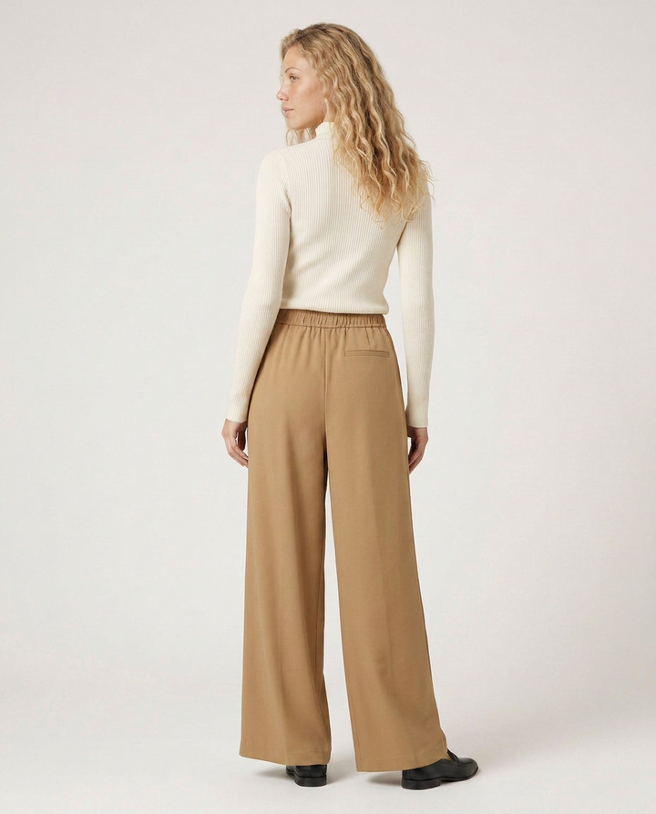 Haley | High Waist Wide Leg Trousers
