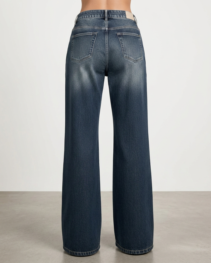 Adrian | Mid-Waist Wide-Leg Trousers