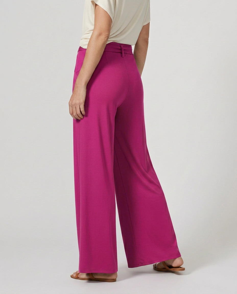 Polly | Tie-Waist Wide-Leg Trousers