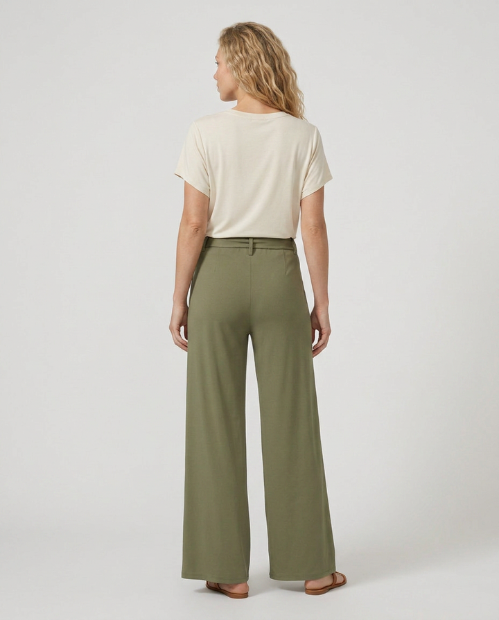 Polly | Tie-Waist Wide-Leg Trousers