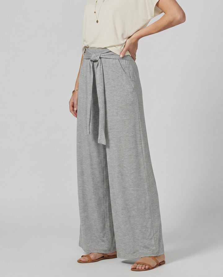 Polly | Tie-Waist Wide-Leg Trousers