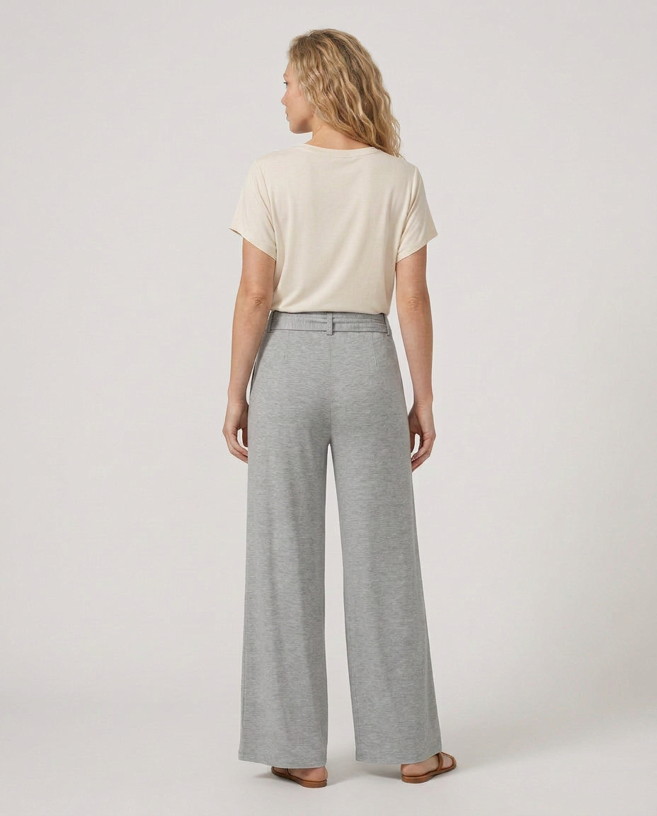 Polly | Tie-Waist Wide-Leg Trousers